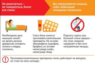 Болит спина после того как поднял тяжелое